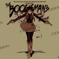 「ブギーマンに喰われるぞォ Tシャツ」のSAND KHAKI。