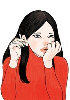 個展「放蕩娘」より。