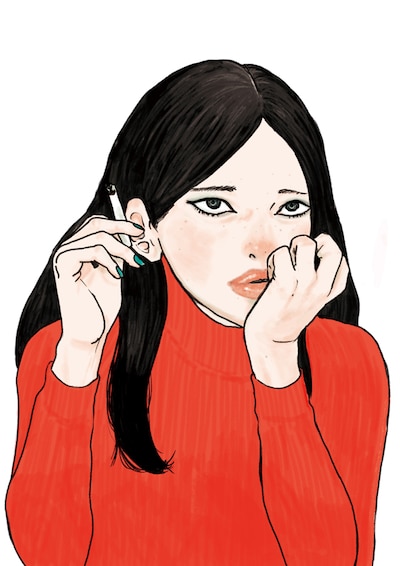 個展「放蕩娘」より。