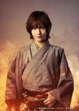 宮崎湧扮する豊臣秀吉。 (c)「朗読活劇 信長を殺した男 2021」製作委員会