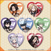 「ハート型缶バッジ」