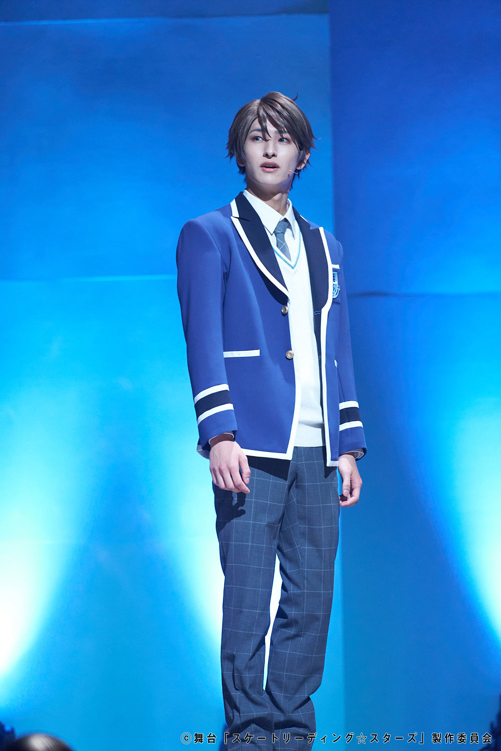 舞台「LIVE STAGE『スケートリーディング☆スターズ』」ゲネプロの公演写真。(c)舞台「スケートリーディング☆スターズ」製作委員会