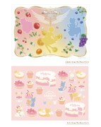 カフェ来店ノベルティのペーパーランチョンマット。