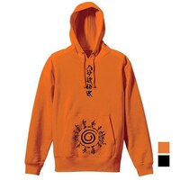 「NARUTO-ナルト- 疾風伝 八卦の封印式 プルオーバーパーカー/ORANGE」