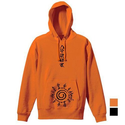 「NARUTO-ナルト- 疾風伝 八卦の封印式 プルオーバーパーカー/ORANGE」