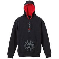 「NARUTO-ナルト- 疾風伝 八卦の封印式 プルオーバーパーカー/BLACK×RED」