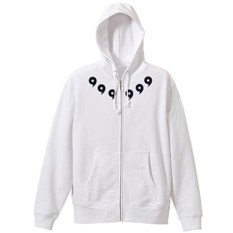 「NARUTO-ナルト- 疾風伝 オビト十尾人柱力パーカー/WHITE」