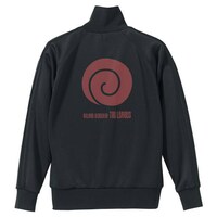 「NARUTO-ナルト- 疾風伝 木ノ葉隠れの里ジャージ/BK×GS.BK」の背面。