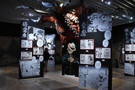 「鬼滅の刃」原画展が明日開幕、吾峠呼世晴描き下ろしイラストや無限城が体感できる空間も