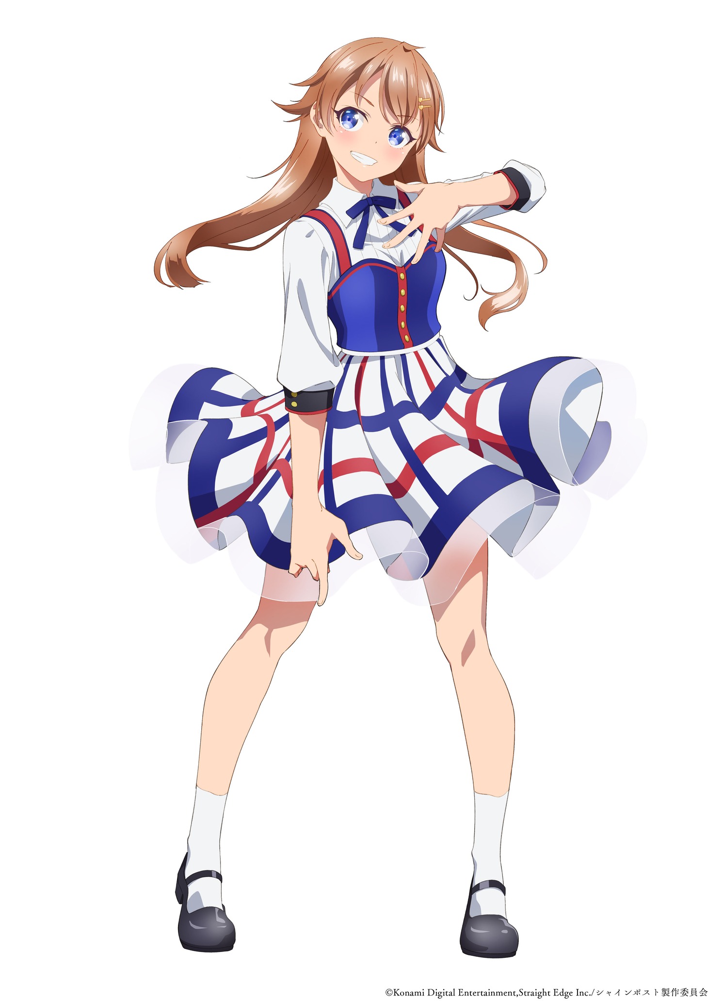 青天国春（CV：鈴代紗弓）
芸能事務所「ブライテスト」に所属する、アイドルユニット「TiNgS」のメンバー。普段の姿は三つ編み眼鏡。メンバー想いで、どんなときでも前向きな元気っ娘。
