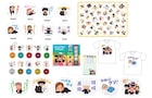 「呪術廻戦」×いらすとやのLINEスタンプがグッズに、クッションやブランケットなど