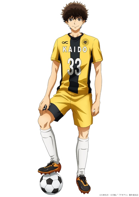 青井葦人（CV：大鈴功起）。ポジションは“天才フォワード”。自称「全盛期ロナウドの生まれ変わり」。愛媛で福田と出会いエスペリオンユースの扉を叩く。自信家で裏表のない性格だが、短気なのが玉に瑕。サッカーの技術は粗削りだが、持ち前の負けん気の強さと天性の視野で可能性を切り開いていく。