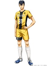 冨樫慶司（CV：八代拓）。アシト年代で唯一、福田がエスペリオンユースにスカウトしてきた逸材。元ヤンキーで義理人情に厚く情熱的。フィジカルを活かした豪快なプレースタイルの攻撃的ディフェンダーだが、高い基礎技術と戦術理解力を併せ持つ。過去の確執からジュニアユース昇格組である黒田と竹島を敵視している。 (c)小林有吾・小学館／「アオアシ」製作委員会