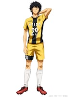 本木遊馬（CV：榎木淳弥）。エスペリオンジュニアユースからの昇格組。試合内外問わずよくしゃべる、八重歯がトレードマークのお調子者。ポジションはフォワードで、1年生ながら1軍レギュラーに食い込む実力者。エスペリオンのメインスポンサーである海堂電気の社長令嬢・杏里とは幼なじみだが、一方的に嫌われている模様。