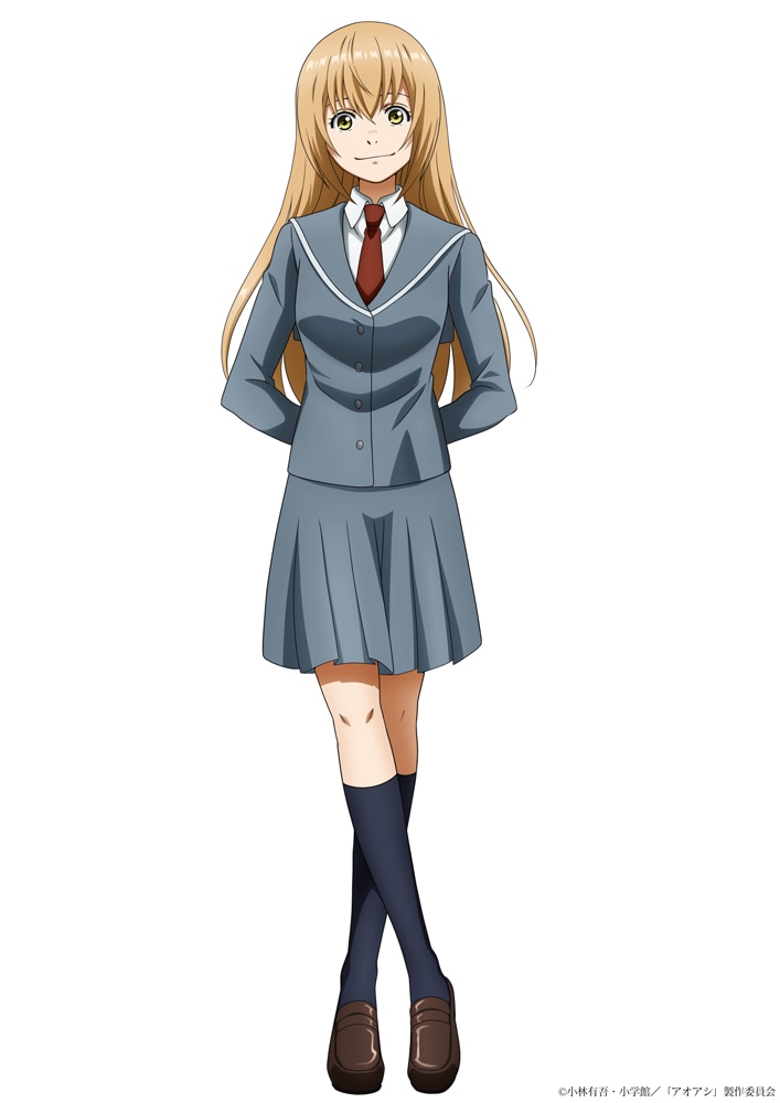 一条花（CV：河瀬茉希）。アシトの“世界で最初のファン”を公言する福田の義理の妹。天真爛漫で歯に衣着せぬ物言いをするが面倒見はよく、休みの日にはエスペリオンのお手伝いをすることも。スポーツ外科医を志しており栄養学の知識も深く、毎食の献立表を作るなど献身的にアシトをサポートするが、サッカーについては詳しくない。