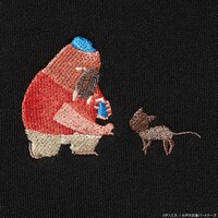 小戸川の刺繍。