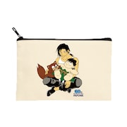 キャンバスフラットポーチ。税込2200円。