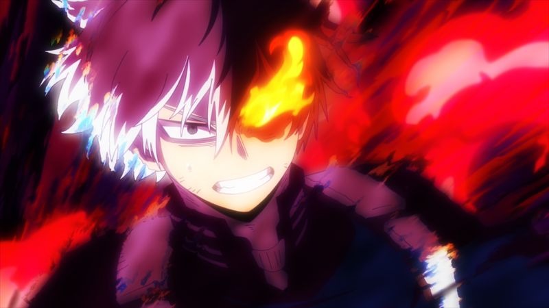 劇場アニメ「僕のヒーローアカデミア THE MOVIE ワールド ヒーローズ ミッション」の場面カット。