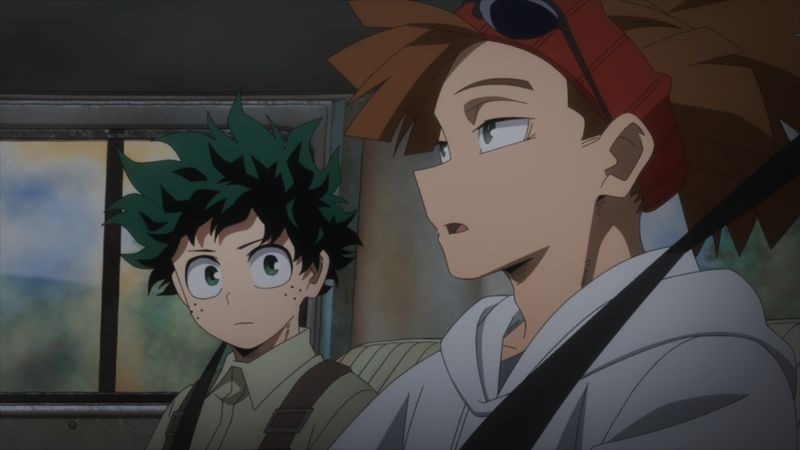 劇場アニメ「僕のヒーローアカデミア THE MOVIE ワールド ヒーローズ ミッション」の場面カット。