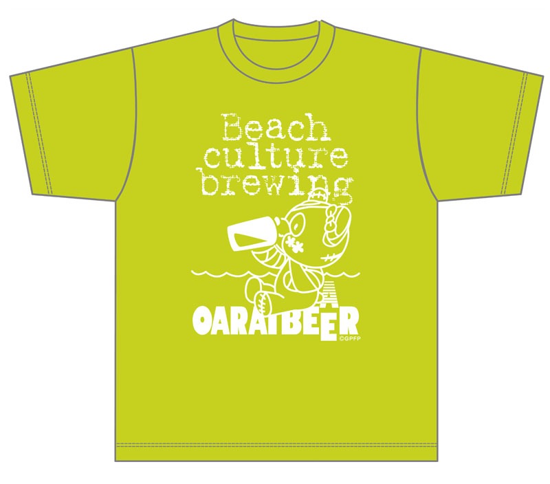 「Beach culture brewing×ガールズ＆パンツァー コラボTシャツ タイプA」(c)GIRLS und PANZER Finale Projekt