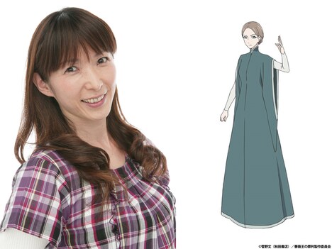 左から久川綾、セシリー。