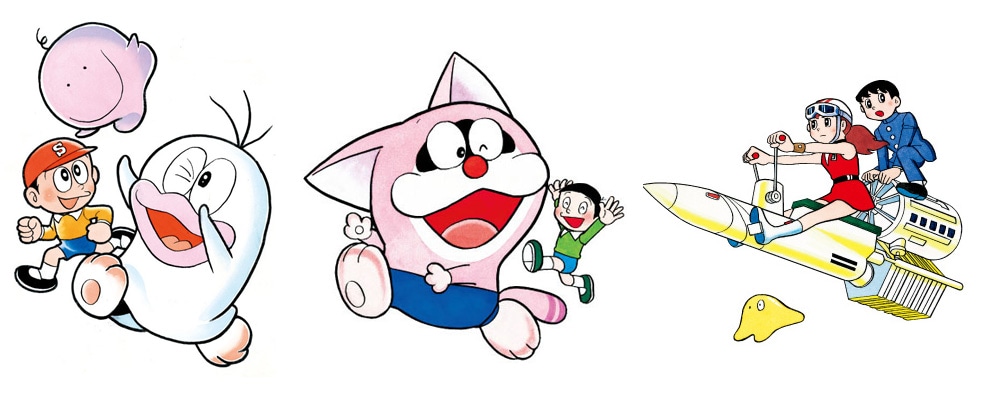 電子版第2弾で配信される作品のキャラクターたち。