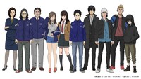 オリジナル長編アニメ「永遠の831」キャラクターのビジュアル一覧。