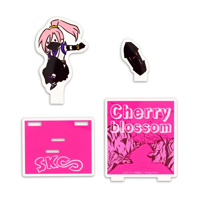 「SK∞ エスケーエイト｜アクリルジオラマ（Cherry blossom）」