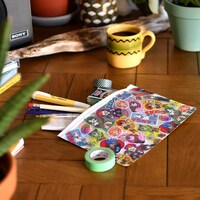 「SK∞ エスケーエイト｜クリアポーチ（ステッカー総柄）」