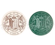 「素焼きコースター」