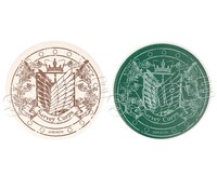 「素焼きコースター」