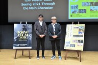 左から渡辺歩、水島精二。