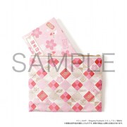 「カードキャプターさくら 桐生織御朱印帳」と「カードキャプターさくら 桐生織フラットポーチ」