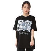 「DEATH NOTE 原作コマプリントTシャツ」着用イメージ