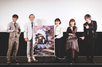 「蒼穹のファフナー THE BEYOND」舞台挨拶の様子。