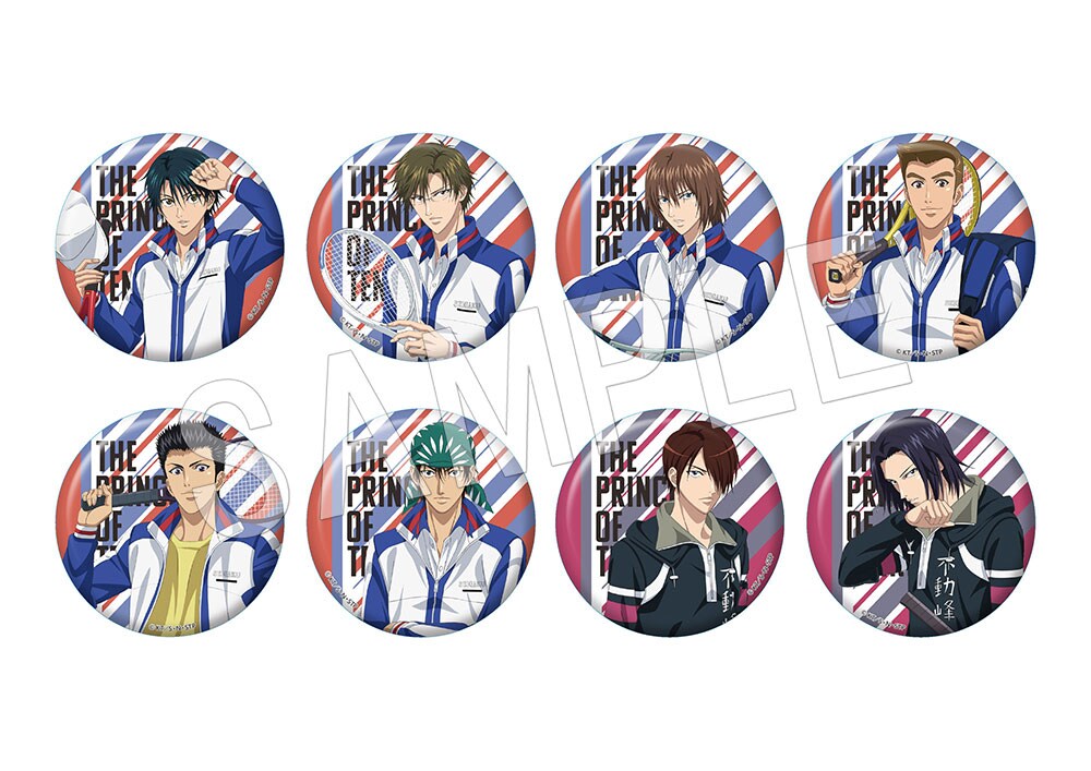 テニプリグッズ アニメ「テニスの王子様」20周年ショップ、青学と不動峰の描き下ろし