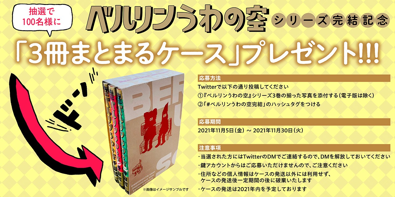 プレゼント企画の応募要項。