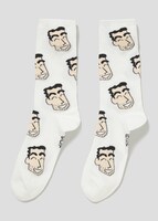 「ひろし フェイスパターン（クレヨンしんちゃん）」コラボロングソックス