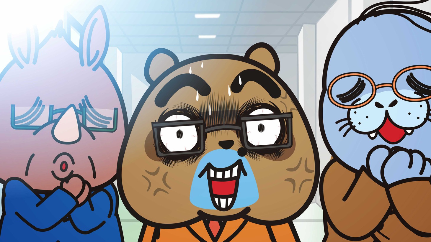 アニメ「アグレッシブ烈子」シーズン4より。(c)2021 SANRIO CO., LTD. TOKYO, JAPAN SANRIO/TBS・FANWORKS