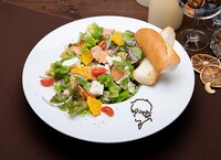 「トーフとシャケのサラダボウル」