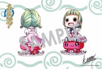 「あまんちゅ！」17巻初回限定版の購入特典として、とらのあなで用意されたイラストカード。