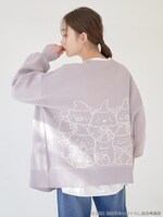 「すみっコぐらしニットカーディガン」着用イメージ