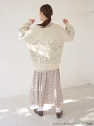 「すみっコぐらしニットカーディガン」着用イメージ