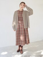 「すみっコぐらしニットカーディガン」着用イメージ