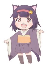 みゃーこ（CV：小原好美） (c)有田イマリ/SQUARE ENIX・製作委員会