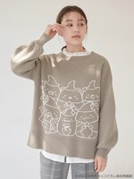 「すみっコぐらしニットプルオーバー」着用イメージ