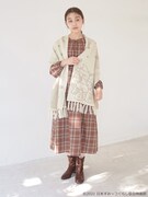 「すみっコぐらしニットストール」使用イメージ