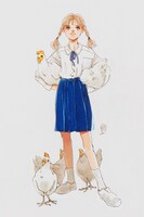 「天然コケッコー」コーラス（集英社）1994年7月創刊号 記念テレホンカード（懸賞）(c)くらもちふさこ／集英社