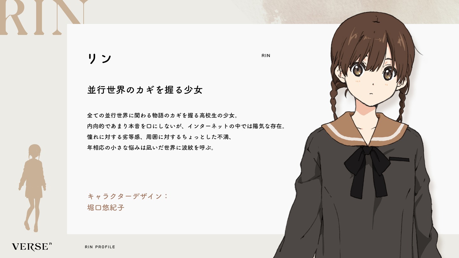 リンのキャラクター設定。