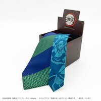 竈門炭治郎モチーフのネクタイ。